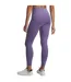 Womens/ladies Motion Leggings Purple White Under Armour-3