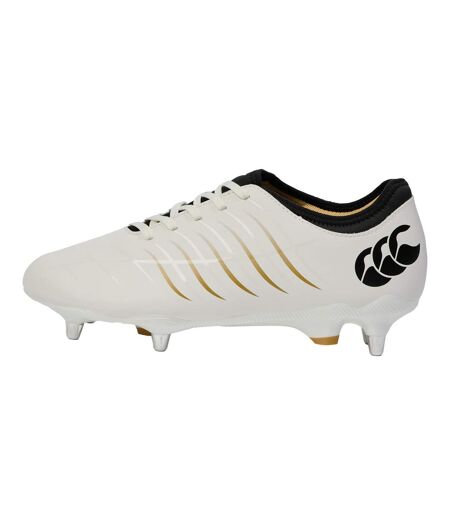 Unisex Adult Phoenix 2.0 Team Leather Soft Ground Rugby Boots White Canterbury