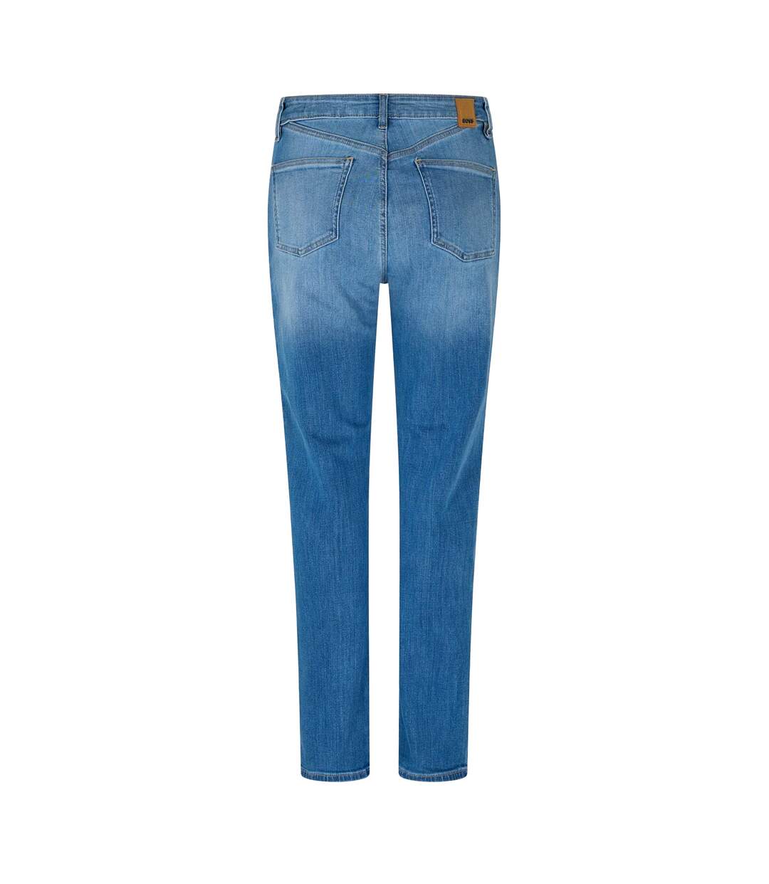 Mens Denim High Rise Slim Jeans Blue Boss-2