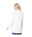 Womens/ladies linen single-breasted oversized blazer cream Principles