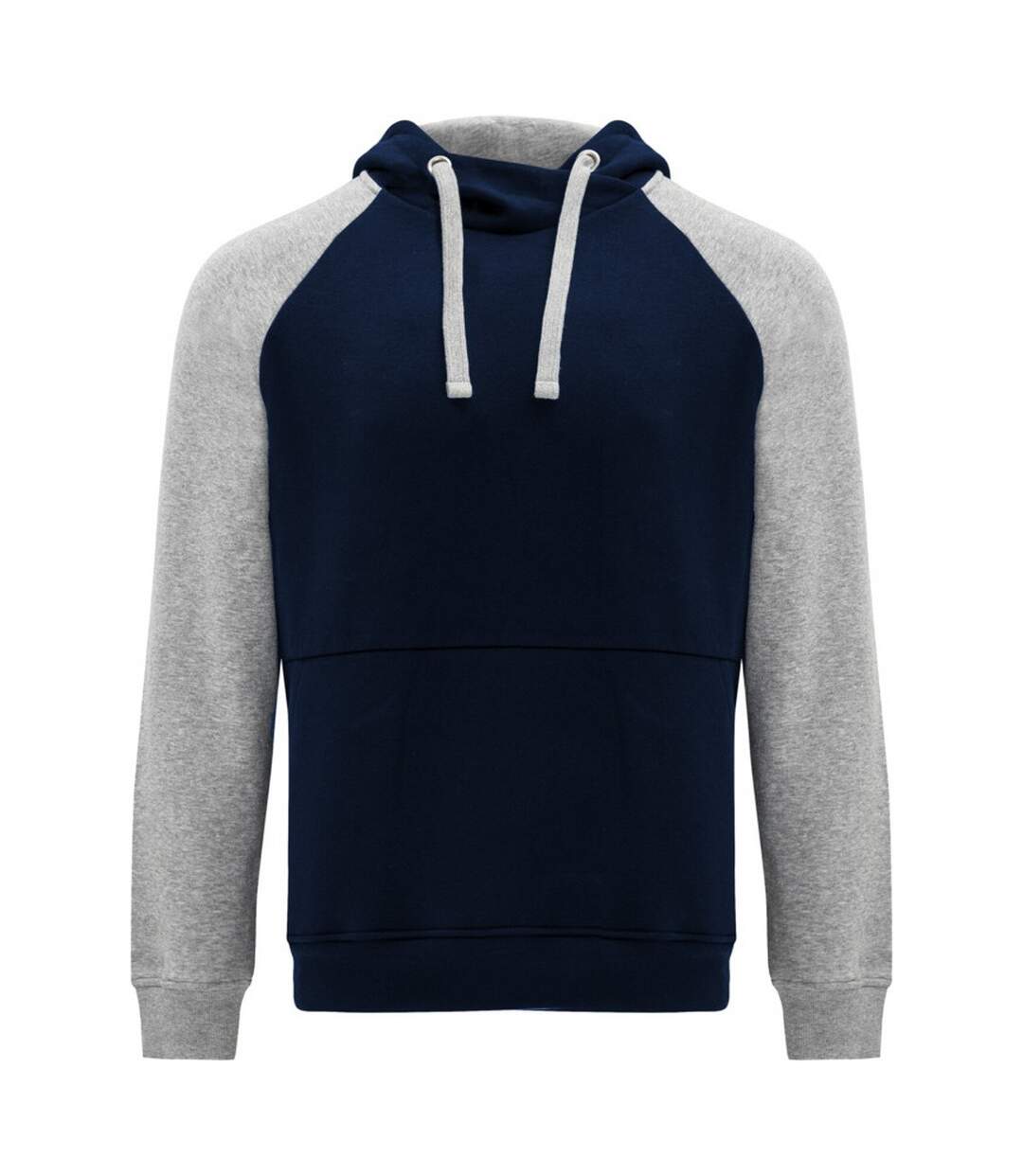 Sweat À Capuche Badet Adulte Bleu Marine Gris Chiné Roly-1