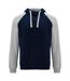 Sweat À Capuche Badet Adulte Bleu Marine Gris Chiné Roly-1