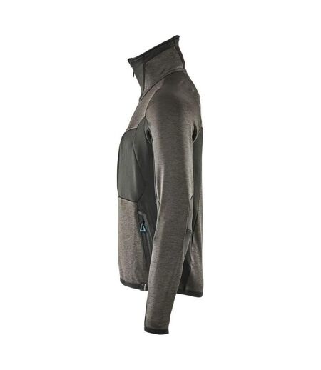 Mens Advanced Fleece Jacket Dark Anthracite Black Mascot