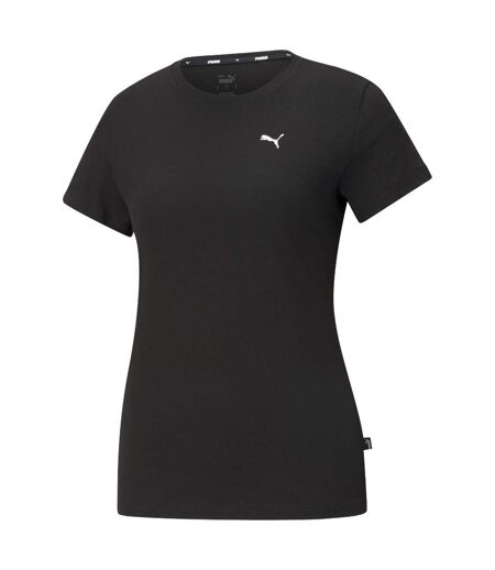 Womens/ladies small logo t-shirt black Puma