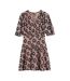 Robe Courte Motif/style Floral Femme Rose Ted Baker-1