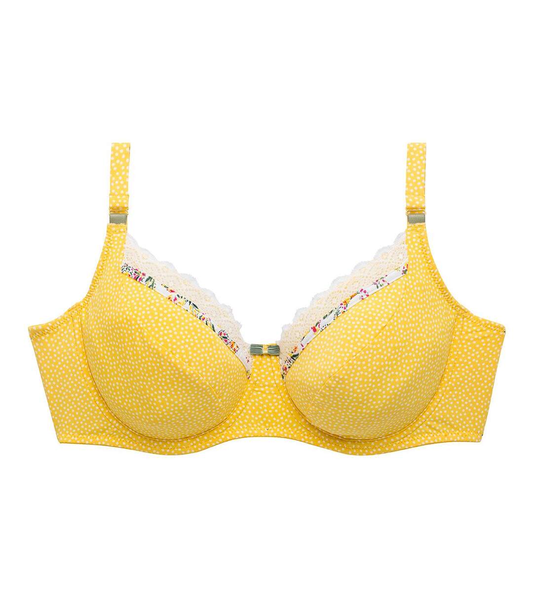 Soutien-gorge grand maintien jaune Eole