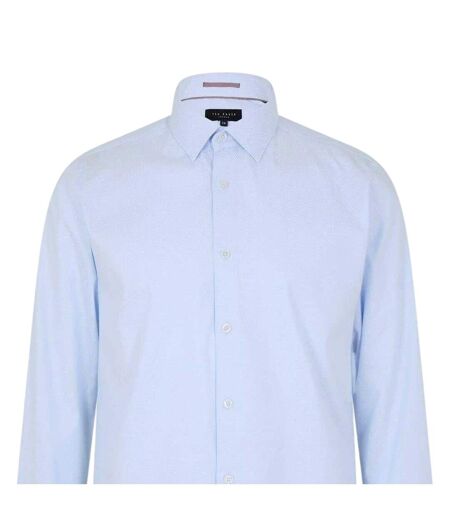 Chemise Motif/style À Pois En Forme De Losange Homme Bleu Ted Baker
