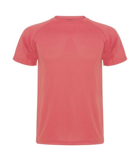 T-shirt montecarlo homme corail fluo Roly Roly