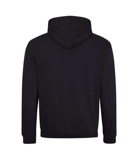 Awdis Varsity Hooded Sweatshirt / Hoodie (Jet Black / Gold)
