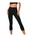 Legging ¾ Pro Femme Noir USA-1