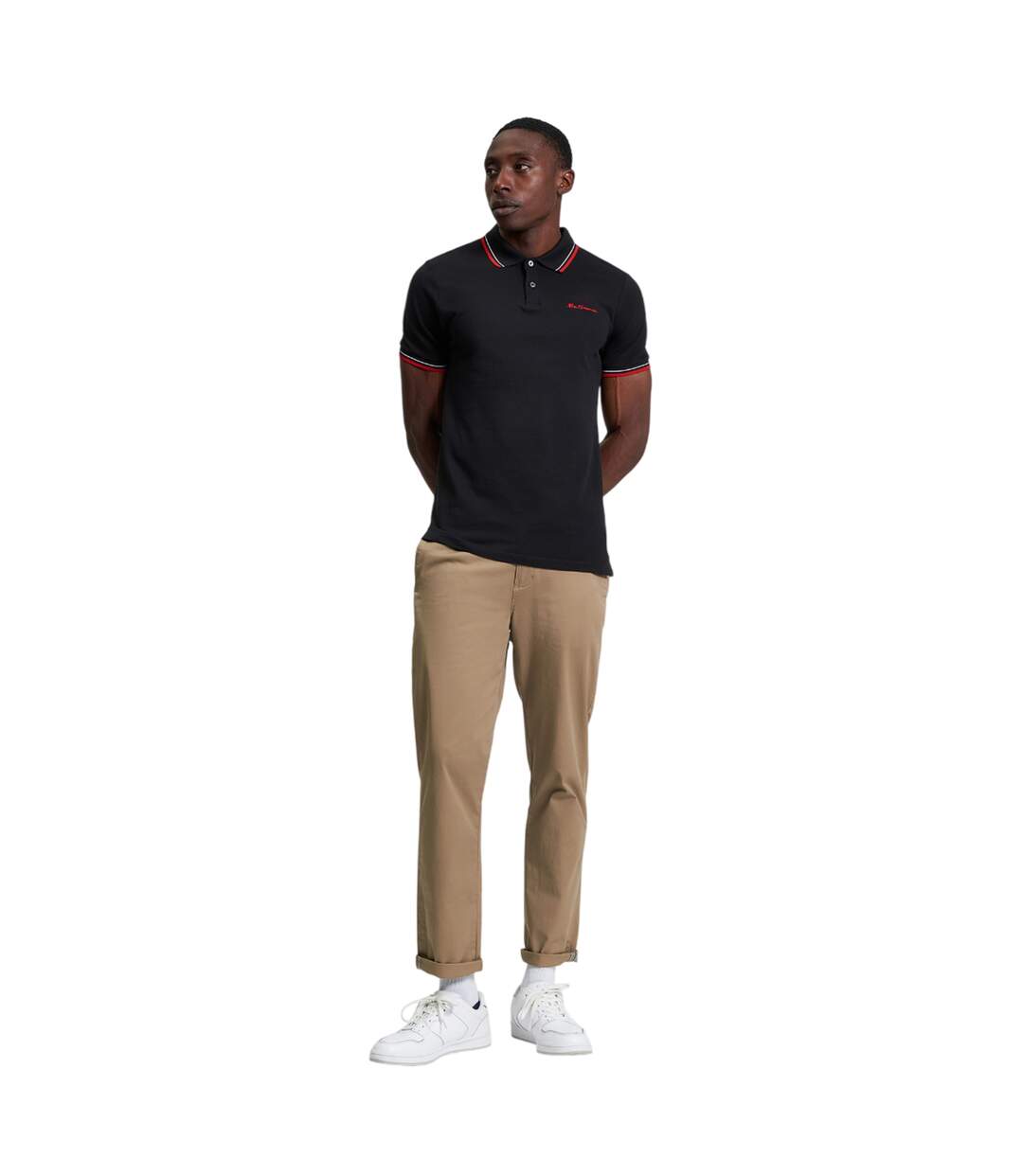 Polo Motif/style Signature Homme Noir Ben Sherman-4