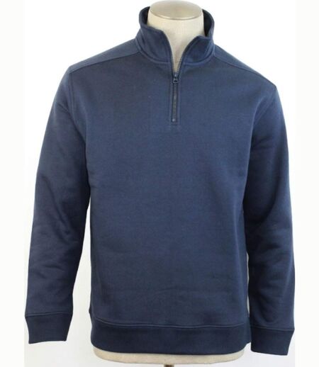 CHALLENGER PALERME2 — Sweat col camionneur marine : le confort chaud et robuste
