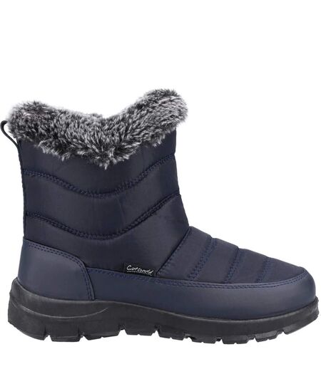 Womens/ladies longleat wellington boots navy Cotswold