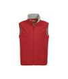 Clique Mens Basic Softshell Vest (Red)