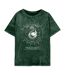 Harry Potter Womens/Ladies Slytherin Constellations Acid Wash T-Shirt (Green) - UTHE661