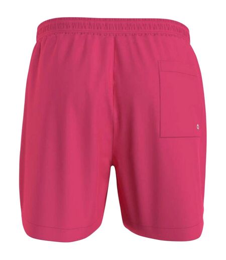 Short De Bain Motif/style Logo Homme Rose Calvin Klein