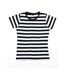 T-shirt Femme Noir Blanc Mantis-1
