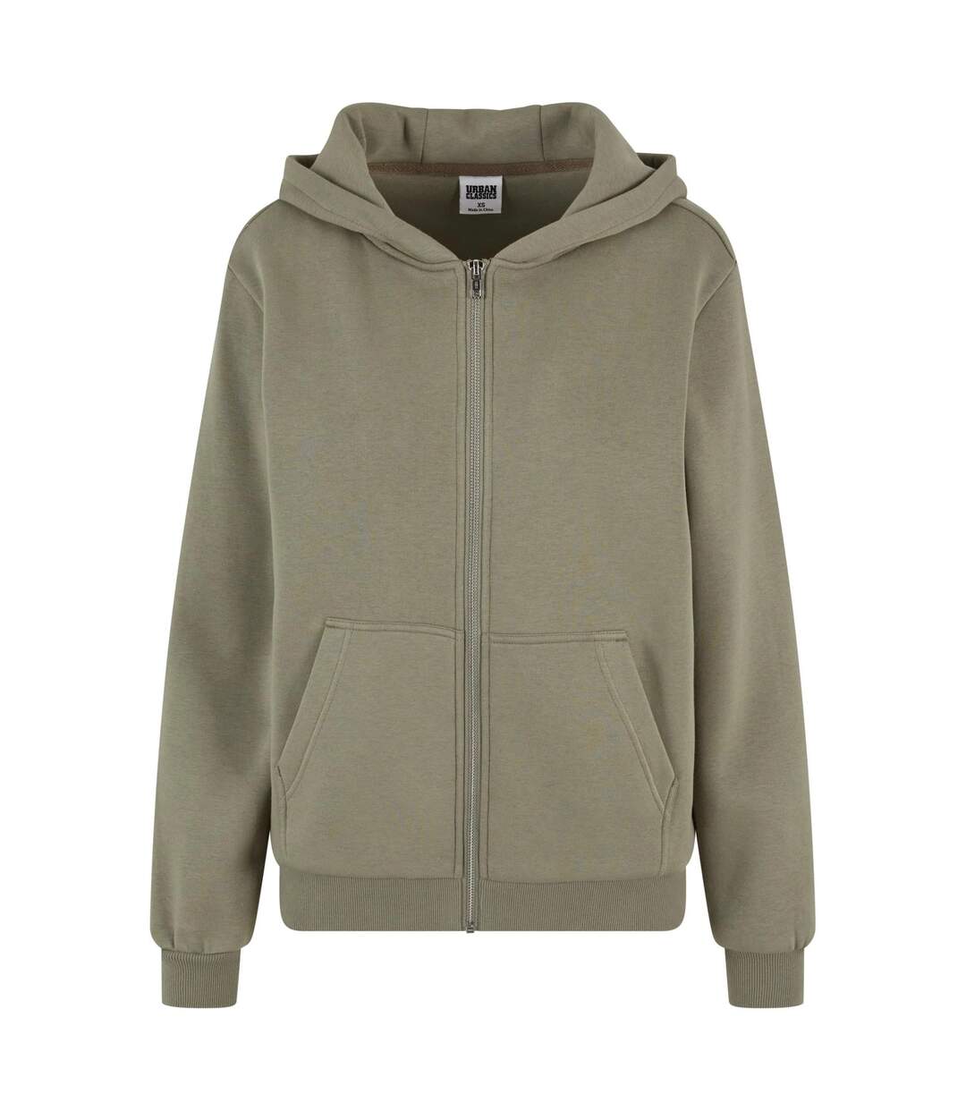Veste À Capuche Femme Olive Pâle Urban Classics-1