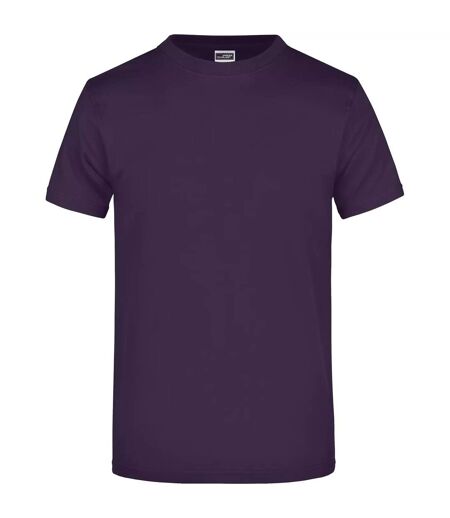 T-shirt Adulte Aubergine James And Nicholson