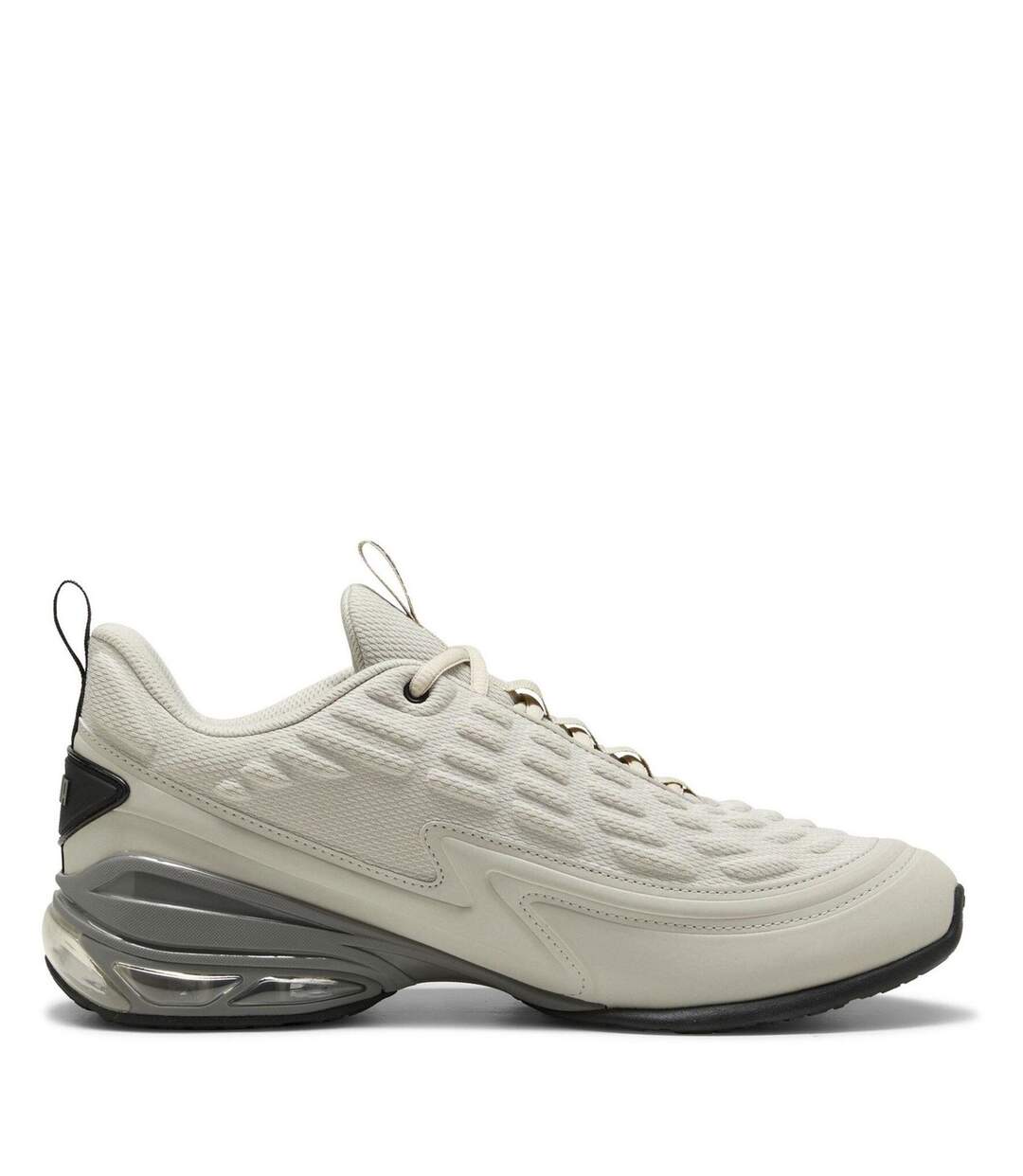 Mens Meza Logo Trainers Desert Dust Puma-4