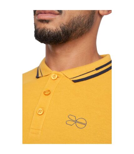 Polo kermlax homme jaune Crosshatch