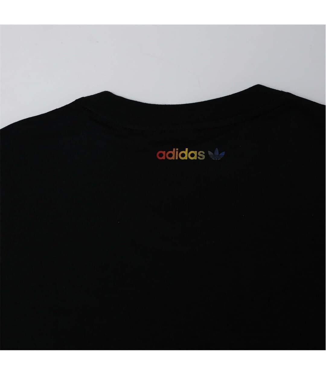 T-shirt Motif/style Rayures Contrastées Pride Femme Noir Adidas-4