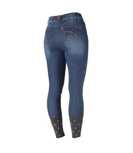 Pantalon d´équitation putney femme bleu foncé Aubrion