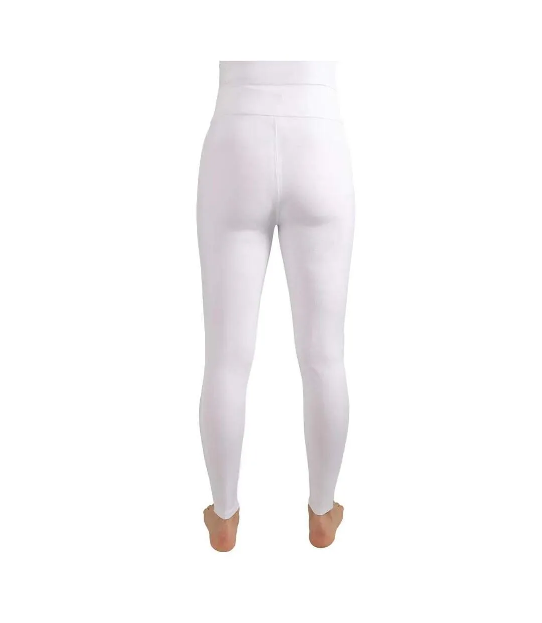 Collant D´équitation Melton Femme Blanc HyPERFORMANCE-2