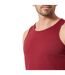 Mens basic tank top burgundy Build Your Brand