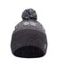 Bonnet Pascal Adulte Noir Chiné Hi-Tec-1