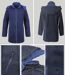 Manteau Polaire Caban Femme MAYFLOWER TOKYO2 – Bleu Marine-3