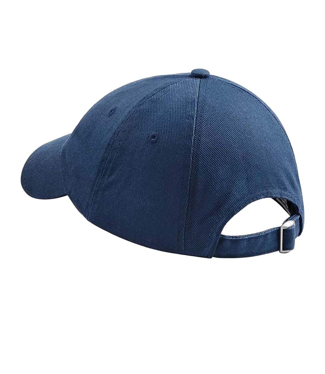 Casquette 100% coton épais adulte unisexe bleu marine Beechfield-2