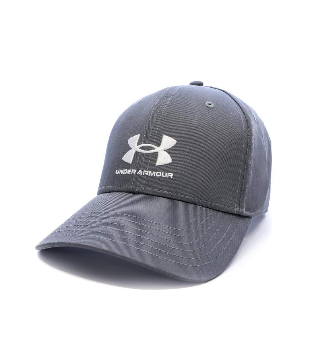 Casquette grise/blanche homme under armour essential-1