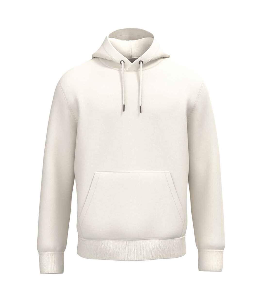 Sweat À Capuche Adulte Blanc Cassé Native Spirit-1