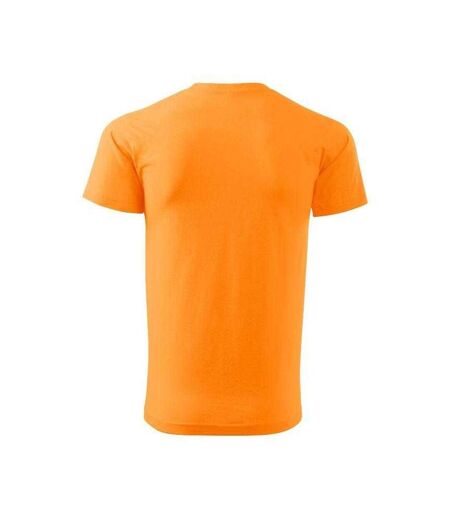 Mens Heavy New T-shirt Orange Malfini