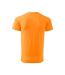 Mens Heavy New T-shirt Orange Malfini-2