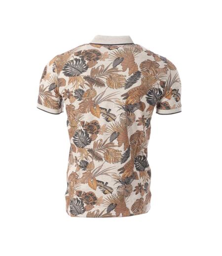 Polo écru/marron homme teddy smith pasy 2 - s