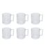 Lot de 6 Mugs en Verre Julie 32cl Transparent-1