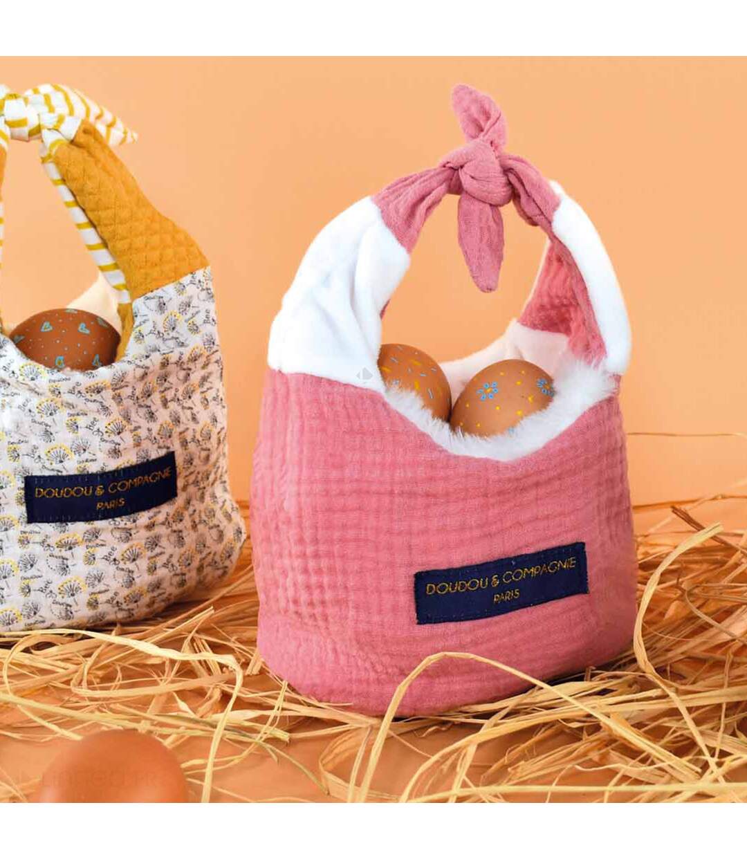 Doudou amusette polyester collection LES PETITS FUTÉS Souris-2
