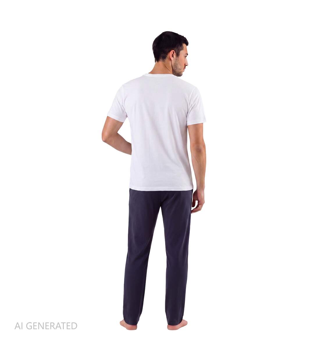 Ensemble pyjama long homme en coton jersey FPW1281 Fila-2