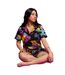 Womens/ladies Sally Short Pyjama Set Multicoloured The Nightmare Before Christmas-1