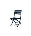 Chaise de Jardin Pliante Marius 82cm Bleu Marine-2
