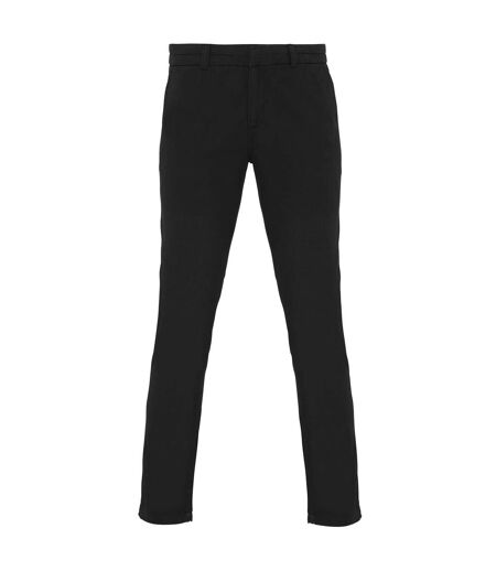 Pantalon style chino femme noir Asquith & Fox