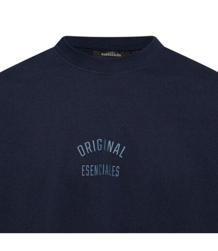 Mens Original Cotton T-shirt Navy Luke