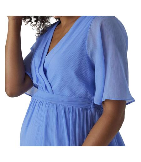 Robe de Grossesse Bleu Femme Vero Moda Marternity Exp - L