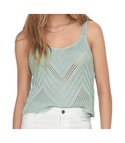 Débardeur maille Vert Pastel Femme JDY Sun