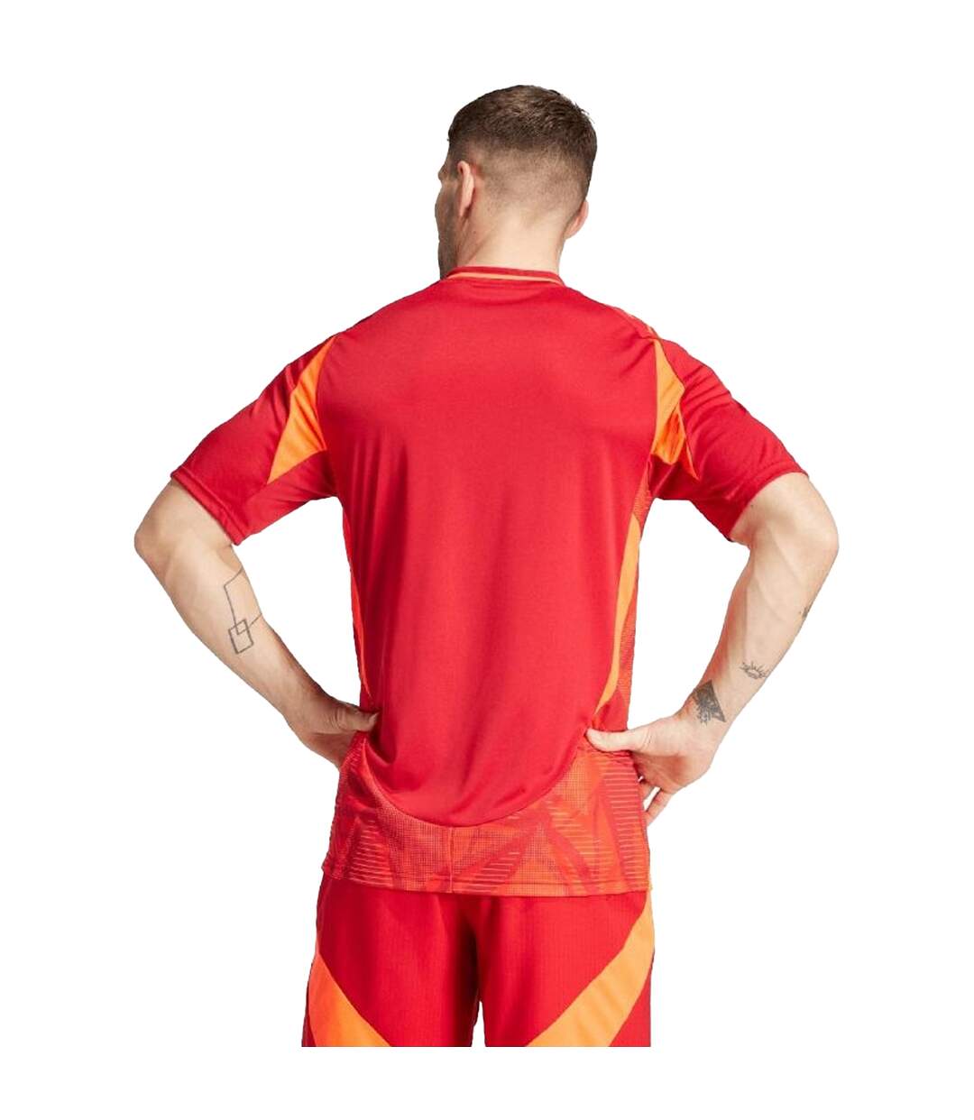 Maillot Tiro Competition Homme Rouge Orange Adidas-3