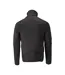 Mens Customised Striped Fleece Jacket Black Mascot-2