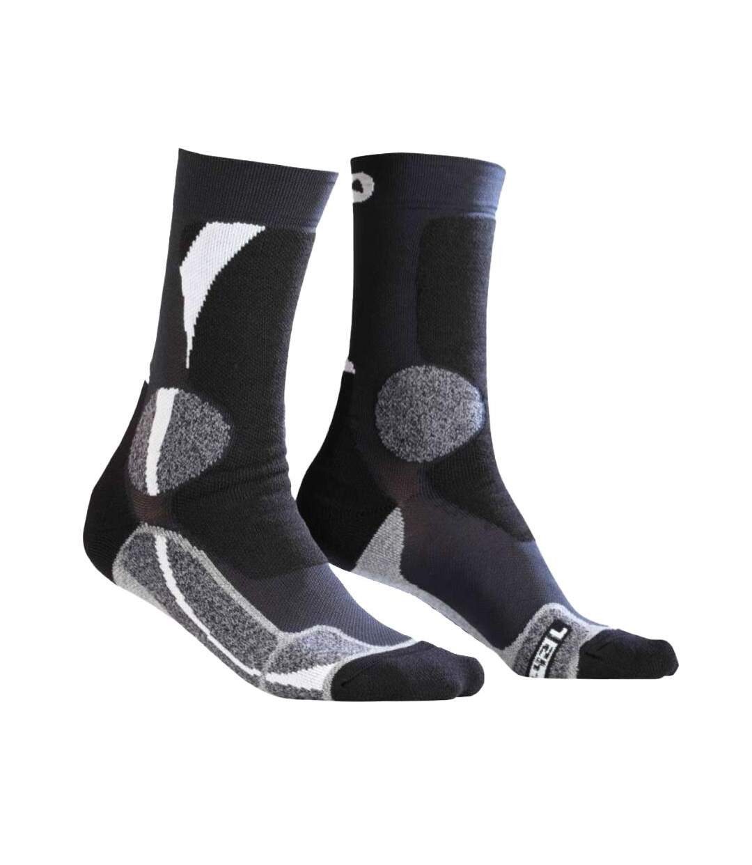 Chaussettes noire/grises homme mid expert-1