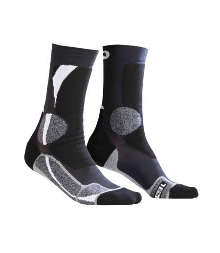 Chaussettes noire/grises homme mid expert